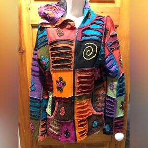 Colorful Patchwork Women's Jacket by Ark